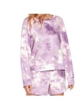 New Wildfox Purple Stars Pajama Set Lounge Set